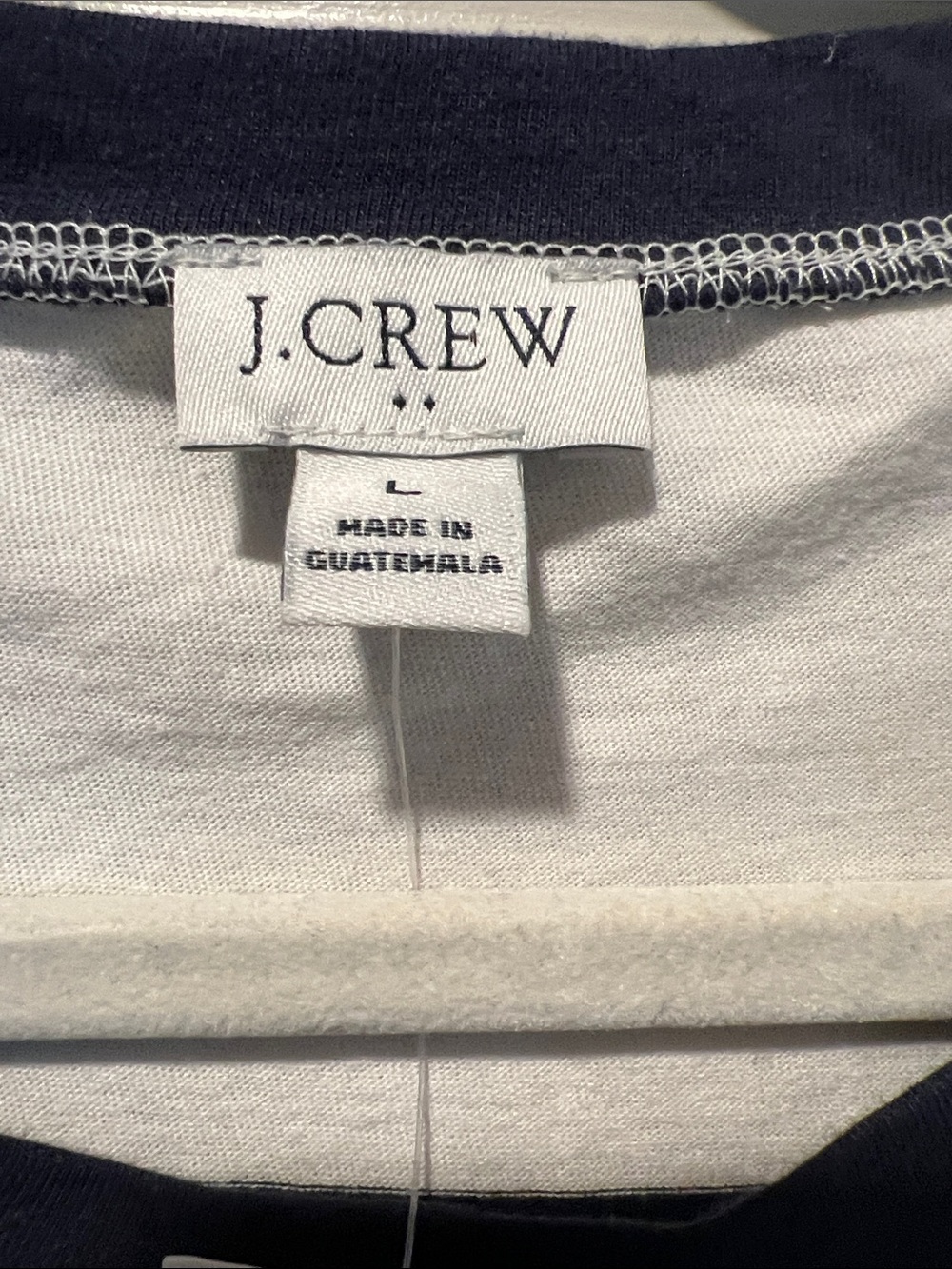 J. Crew Navy and White Striped Short Sleeve Midi Dress - Picture 4 of 11